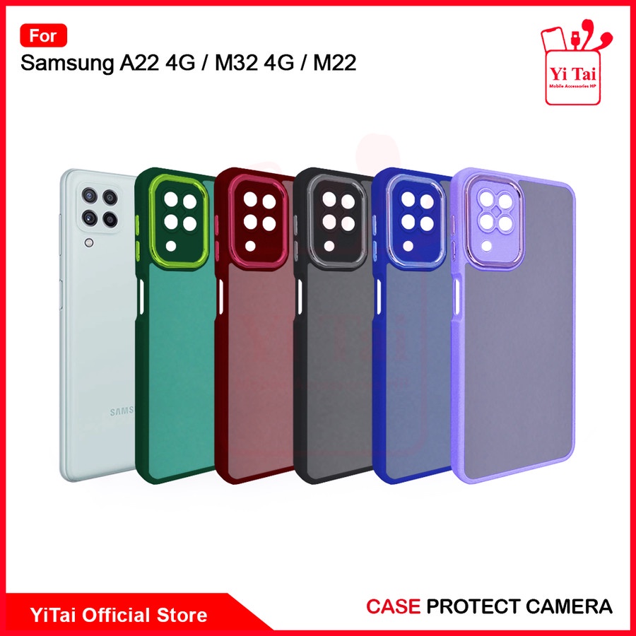 YC02 CASE YI TAI PROTECT KAMERA SAMSUNG A22 5G A22 4G M32 4G M22 - BDC