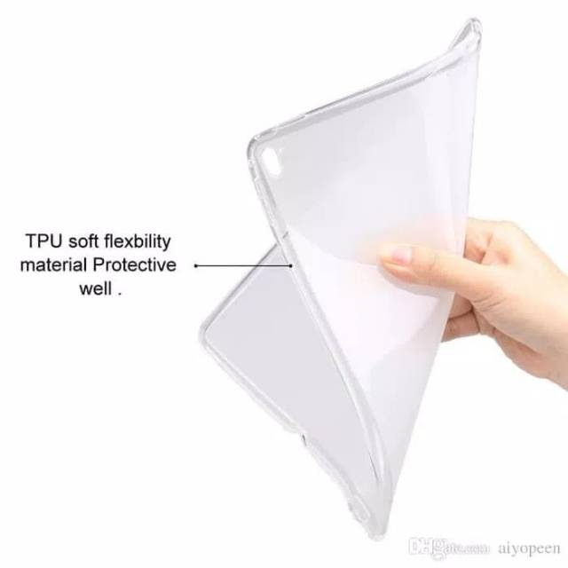 silicon new ipad pro 12.9 inch case casing cover tpu jelly transparan