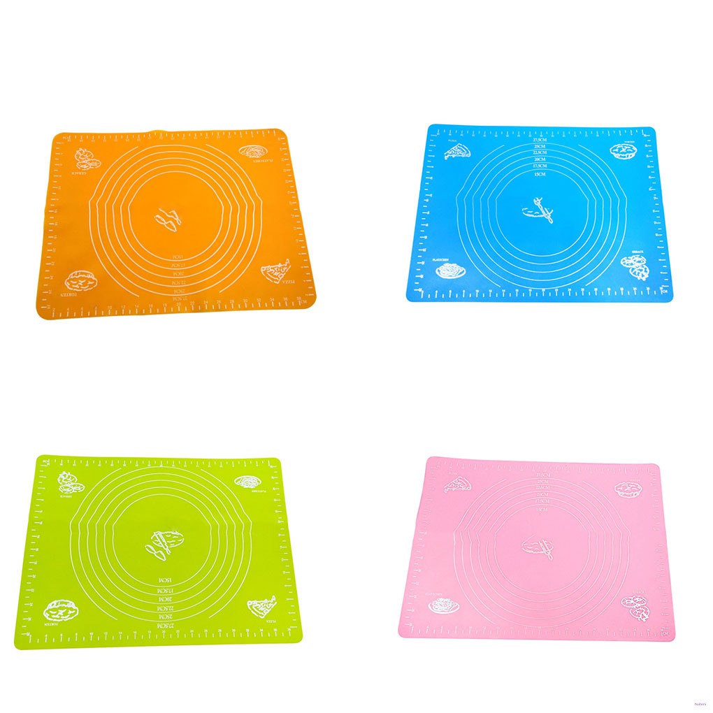 [READY STOCK] Silicone Baking Mat Flour Rolling Scale Mat Kneading Dough Pad Baking Pastry Rolling Mat Bakeware Liners