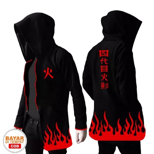 COD Jaket Hoodie Jubah Anime Jepang Pria / Jaket Jubah Sharingan / Jaket Jubah Anbu / Jaket Jubah Jujutsu Kaisen / Jaket Jubah Marine / Jaket Jubah Hokage