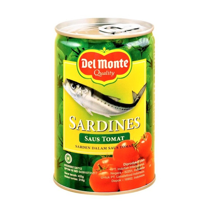 

Delmonte Sardines Tomato 425 Gr