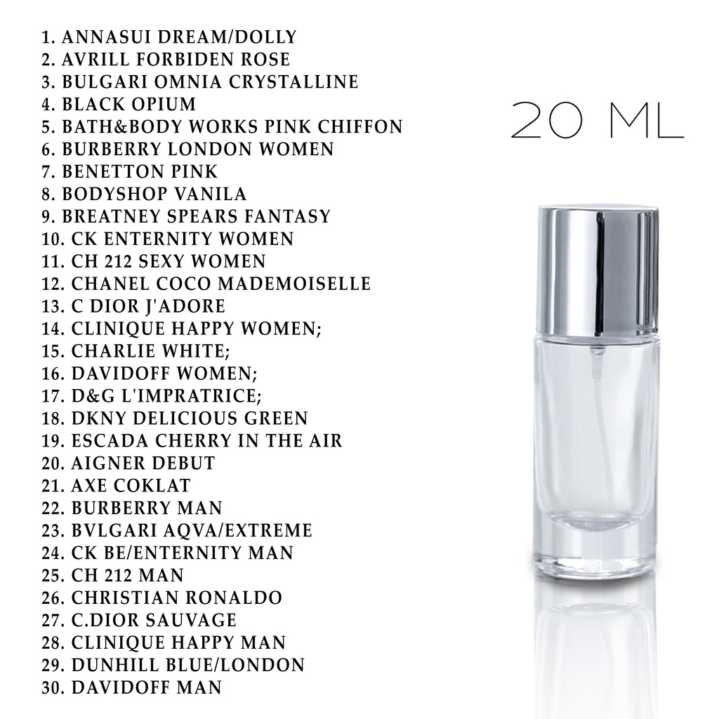 PARFUM REFILL REQUEST AROMA AWET TAHAN LAMA BOTOL SPRAY 35ML