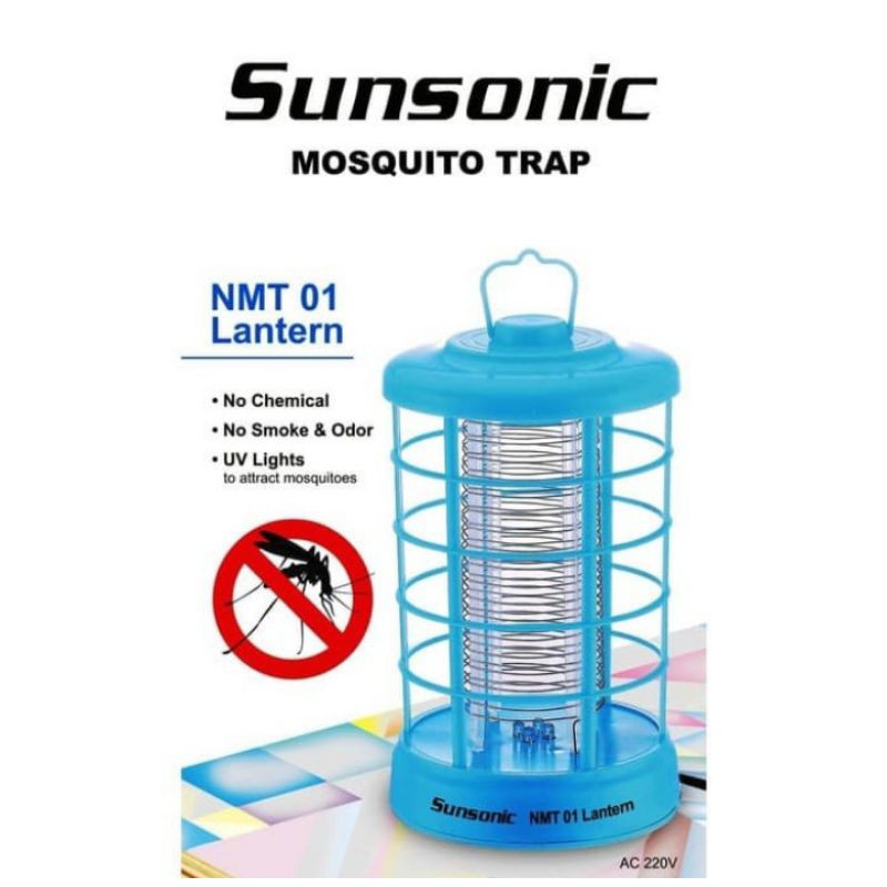 Perangkap Nyamuk Sunsonic NMT 01 Lantern Bebas kimia Asap Bau Lampu Nyamuk