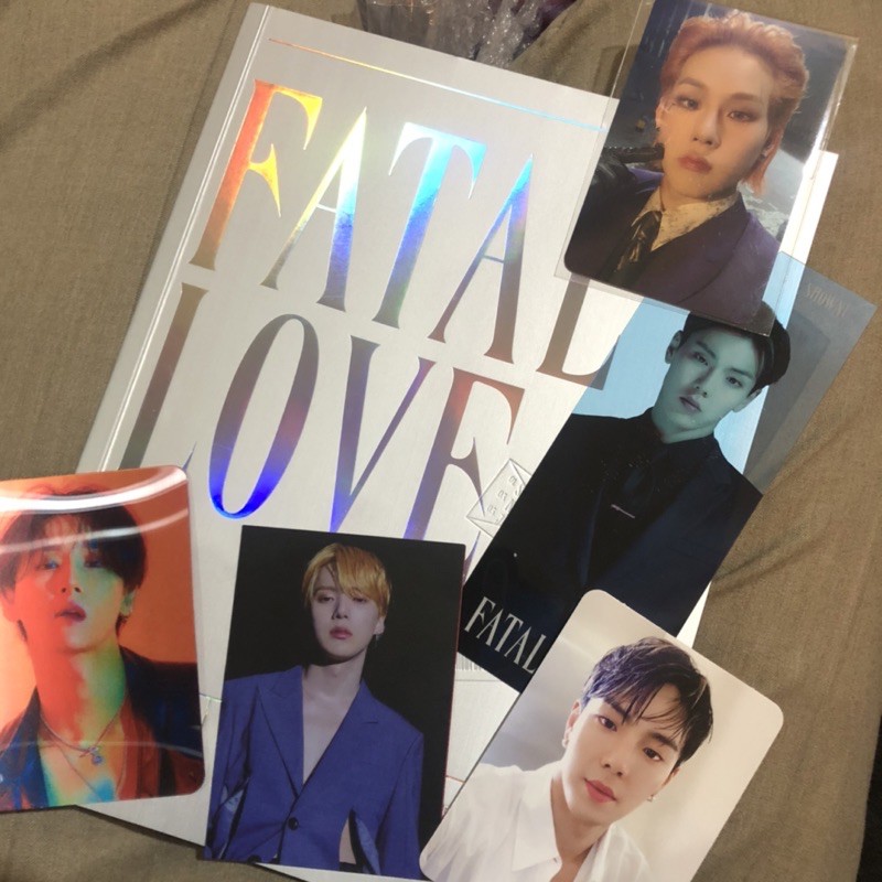 MONSTA X FATAL LOVE (LENTI, MESSAGE, INDEX, PC, BENEFIT)