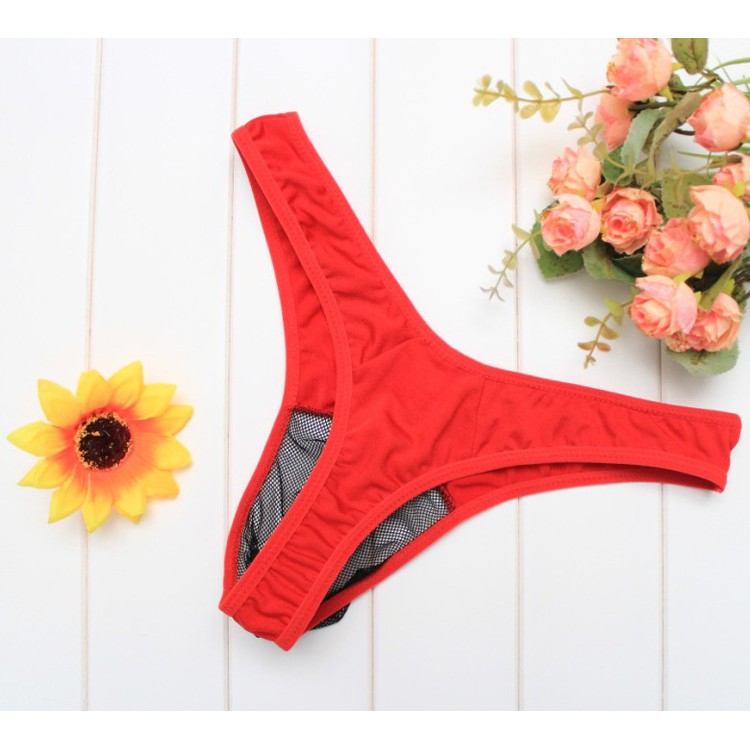 Celana Dalam Pria segitiga Transparan G String Celana y035