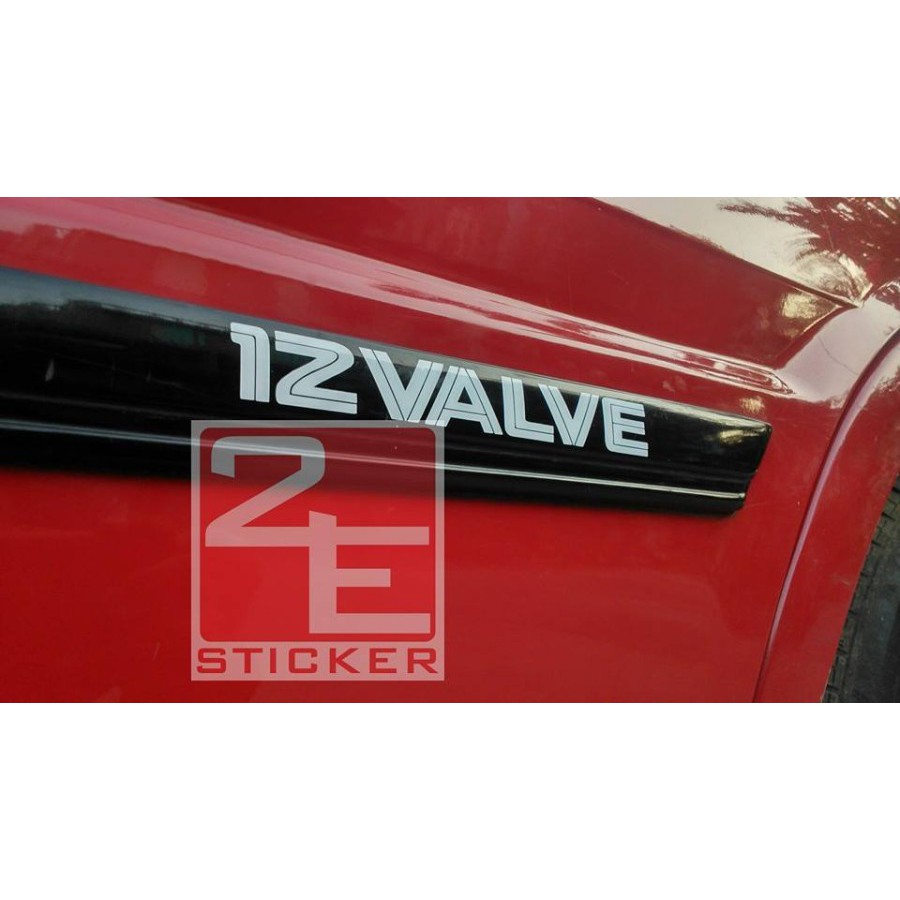 Stiker 12 VALVE Toyota Starlet EP71 / Starlet Kotak