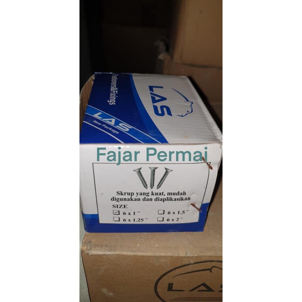 

[cod] sekrup gypsum merk las 6 x 1" isi 700pcs / skrup gipsum 6 x 1 inch [cod]
