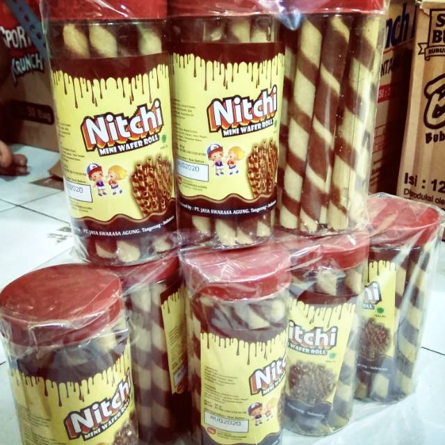 ASTOR NITCHI MINI WAFER ROLL 40 GRAM MAKANAN RINGAN SNACK