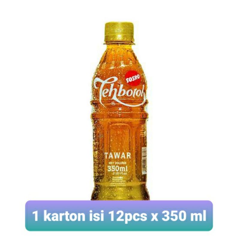 

Teh Botol Sosro Rasa Tawar 350ml 1 karton isi 12pcs