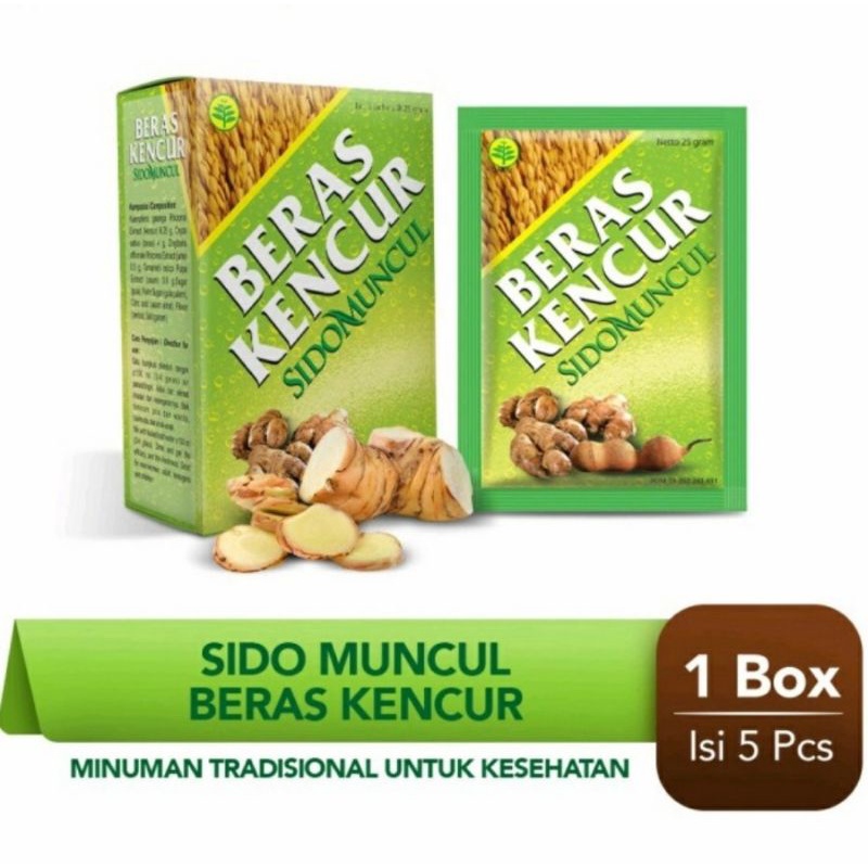 

Sido Muncul Beras Kencur Isi 5 Sachet - Minuman Tradisional Kesehatan