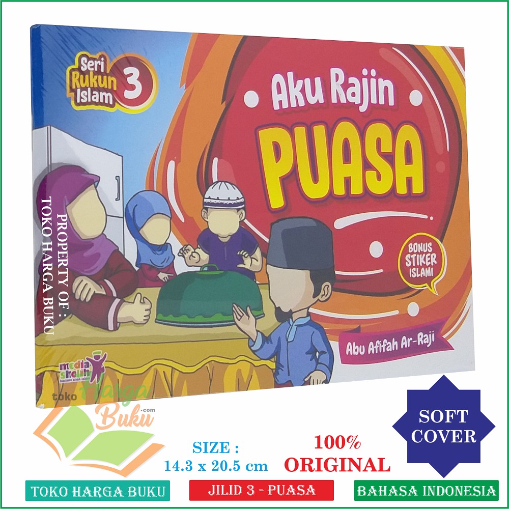Foto Aku Rajin Puasa Seri Rukun Islam Jilid 3 Penerbit Media Shalih