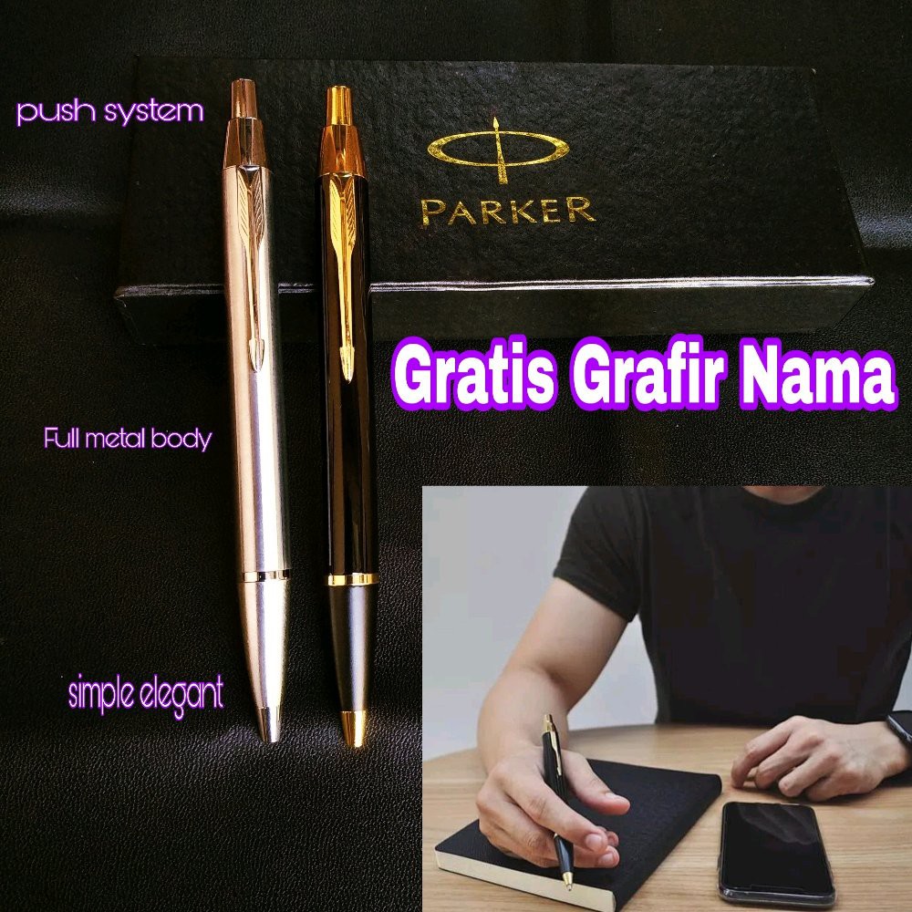 

Dijual pulpen parker im super quality gratis ukir grafir nama Obral