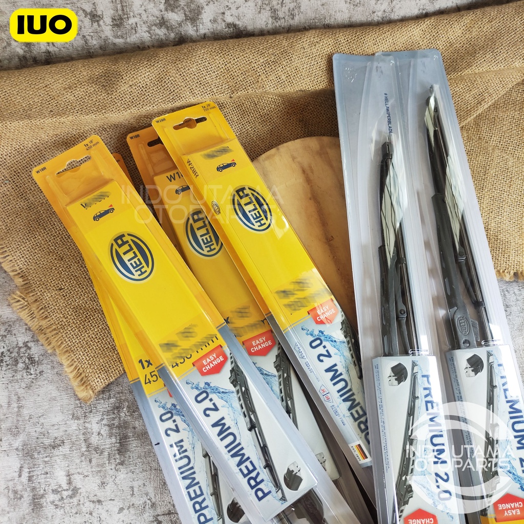 Wiper Blade Mobil Datsun Go &amp; Datsun Go+ Panca HELLA Premium 2.0 (24 Inch)