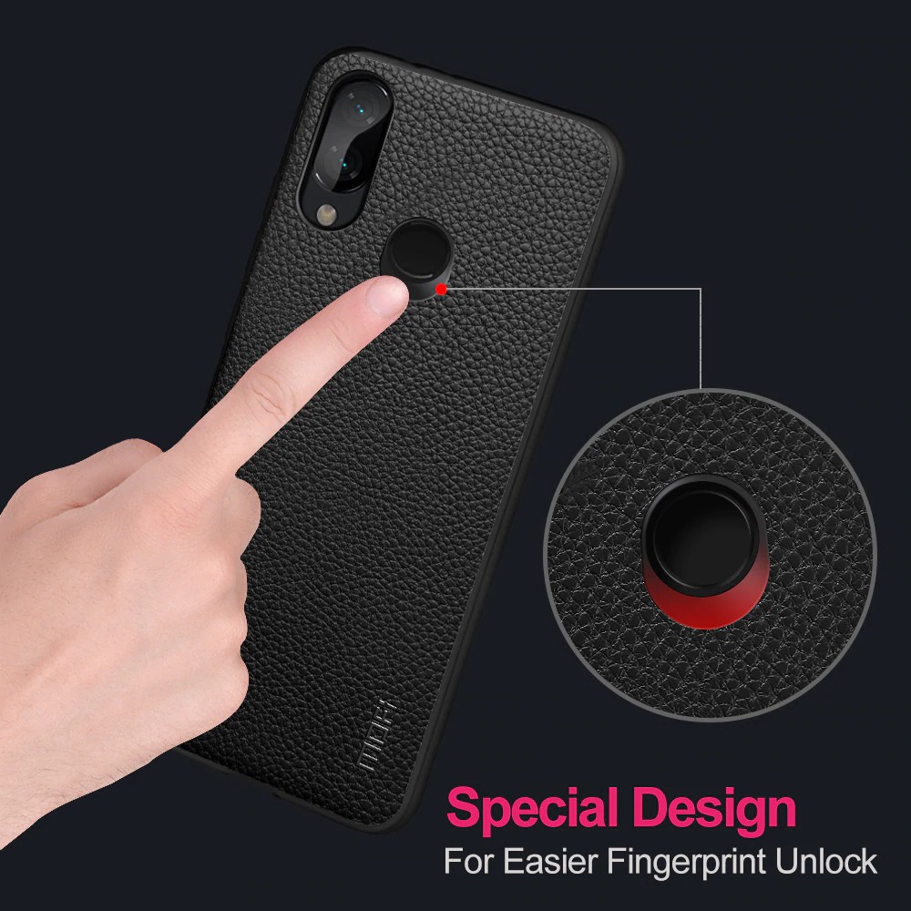 Xiaomi Redmi Note 7 / Pro MOFi Leather Silicone Case Cover Original