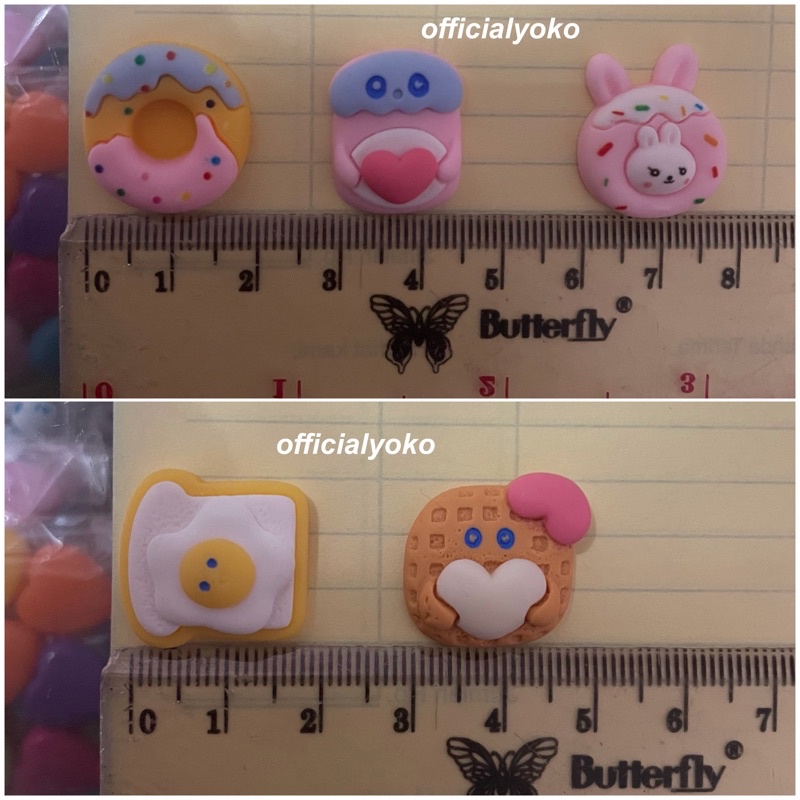 Resin Clay Dessert Aneka Kue Imut (3pcs)