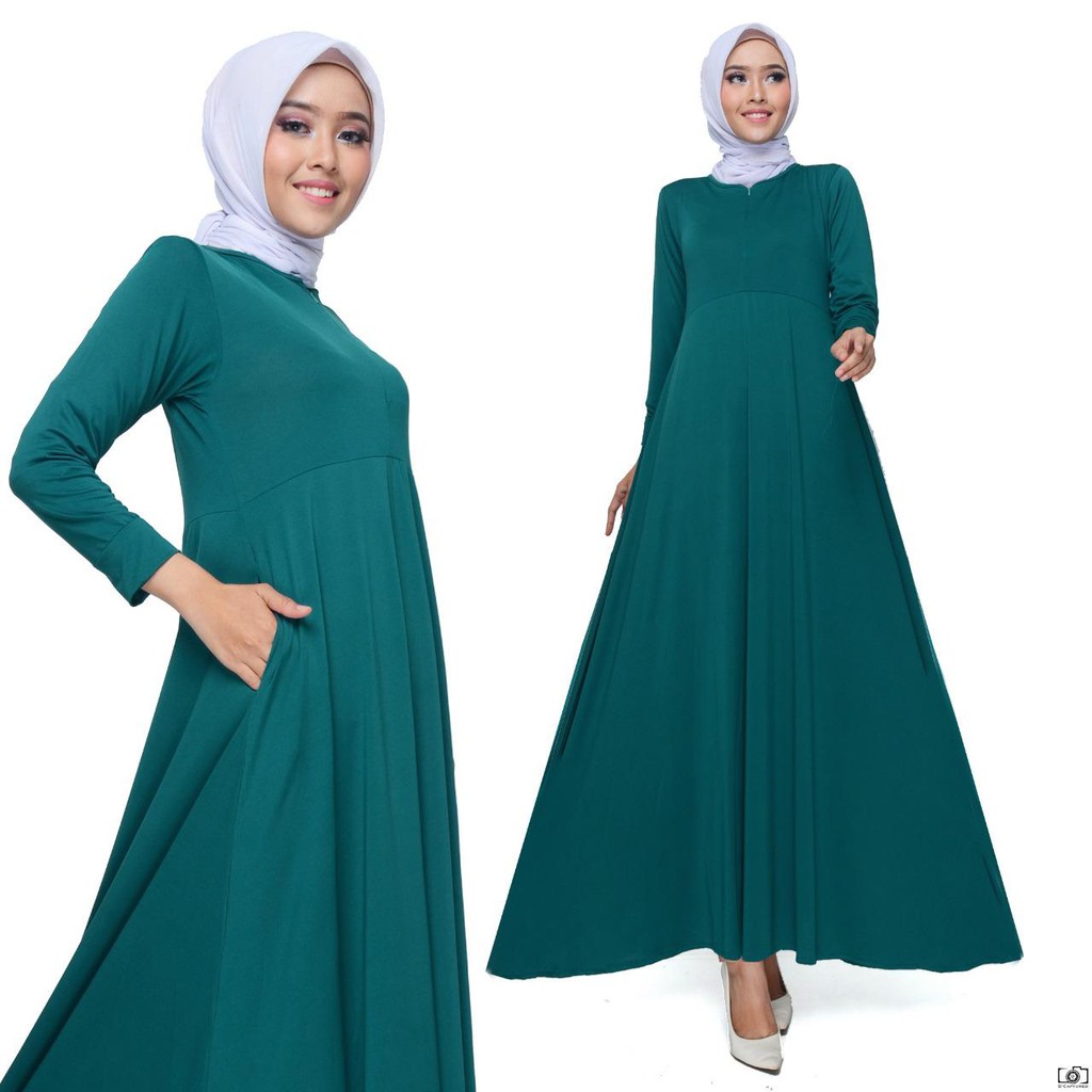 GAMIS JERSEY POLOS TEBAL wanita