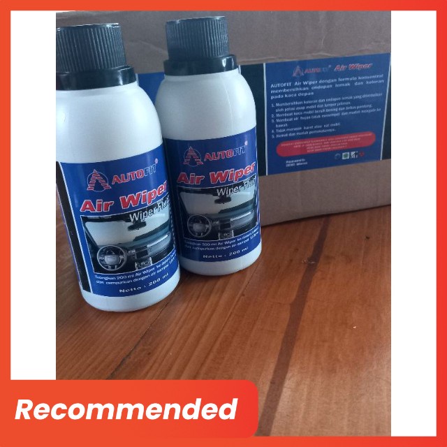 GROSIR!! AIR WIPER MOBIL I DUZ ISI 20  WIPER FLUID AUTOFIT 200 ML CAIRAN UNTUK PEMBERSIH KACA MOBIL