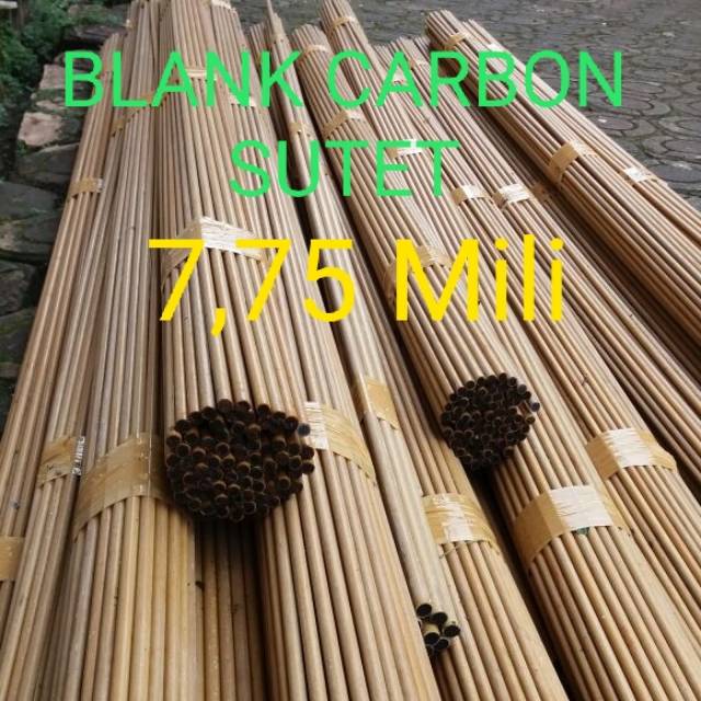 Blank Carbon Sutet Stik / Joran pancing Non bubut Berbagai Ukuran