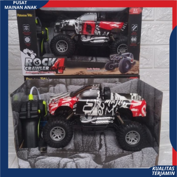 RC Remote Control Mobil Rock Crawler Pick-Up Off Road Mainan Anak Mobilan Remot Kontrol