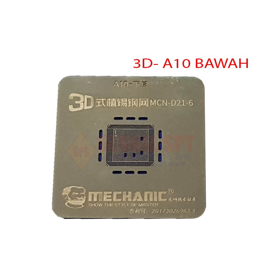 CETAKAN IC 3D CPU A10 BAWAH