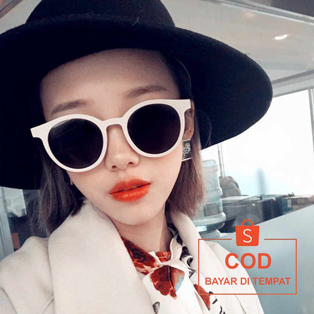 ✅COD Kacamata Fashion Retro Kucing Anti Radiasi Hitam Photocromic Aksesoris Korean Style Pria Wanita Gaya Korea