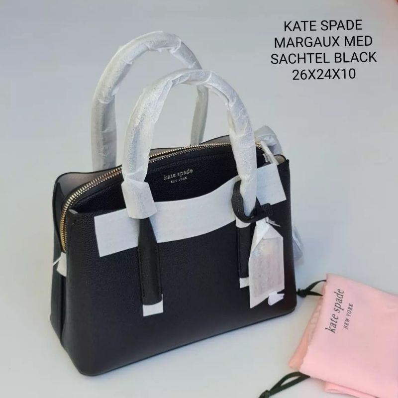 ORIGINAL KATE SPADE KS MARGAUX MEDIUM SATCHEL BLACK