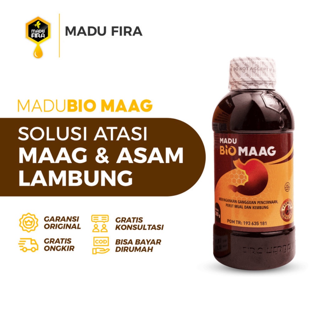 Jual Madu Biomaag Herbal Original Obat Maag Gerd Asam Lambung