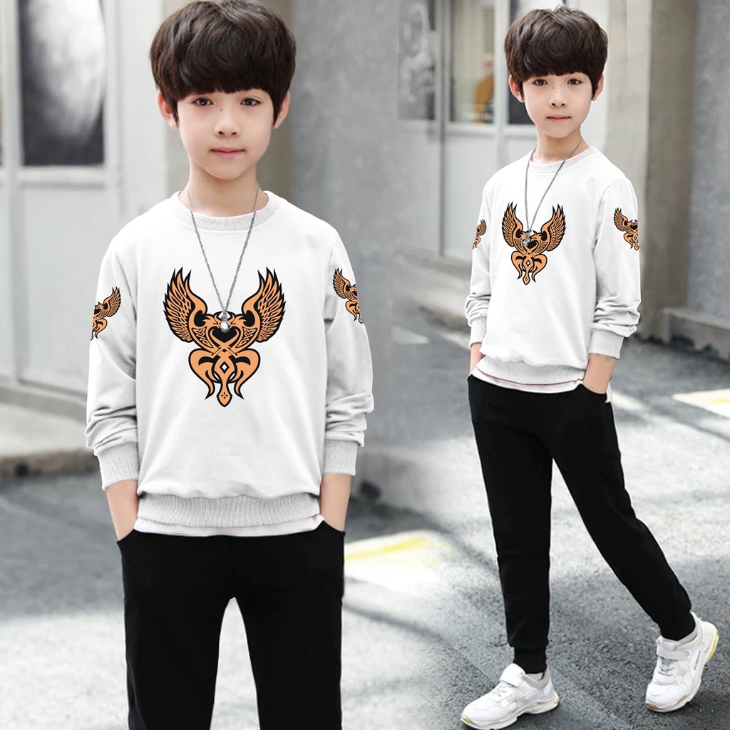 Switer Burung Terbaru / Sweater Anak Laki-laki /  Sweeter Gaming Bahan Babyterry / FLAVA_STORE