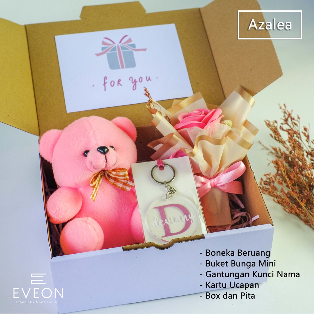 

Hampers ulang tahun cewek | Paket kado buat cewek yang berkesan | Pink birthday hampers cewe dewasa | Hempers pacar sahabat | Hadiah ultah anniversary | Gift box unik aesthetic premium mewah romantis | Boneka Buket Bunga Gantungan Kunci Bingkisan Azalea