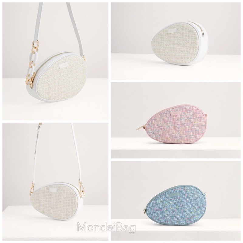 ORIGINAL  Pedro tweed shoulder bag / tas selempang pdro