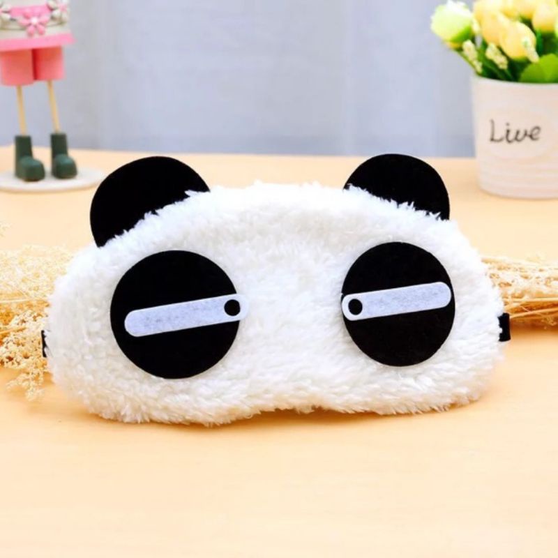 Penutup Mata Motif Karakter Panda Sleeping Eye Cover Cute Panda Kacamata Tidur Lucu