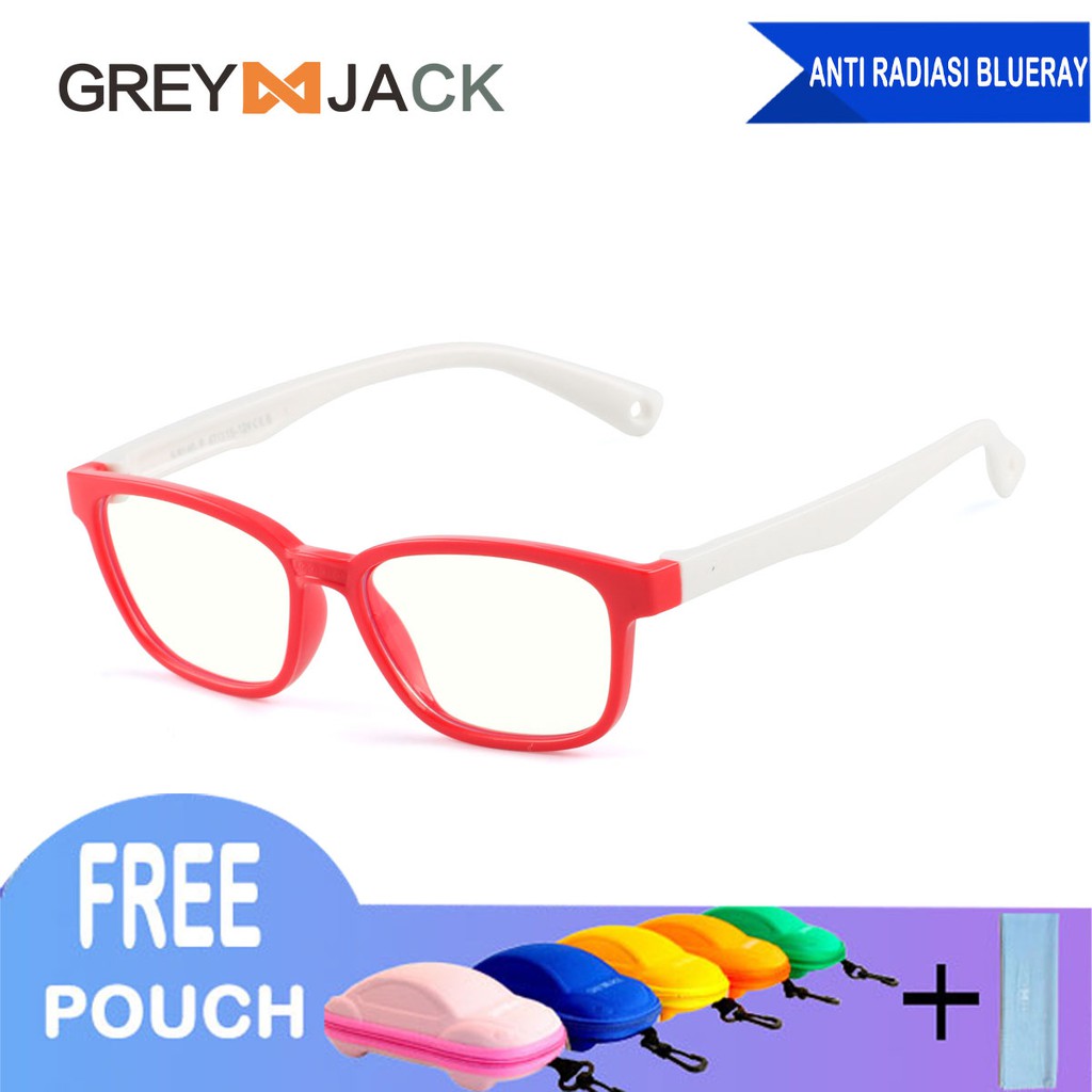 

Grey Jack Kacamata Lensa Anti Radiasi Anak 8140