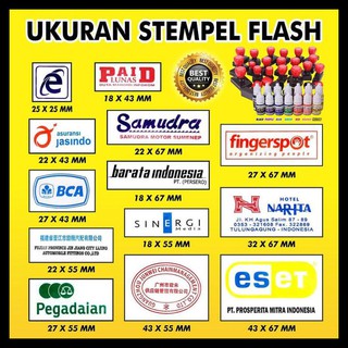 Jasa Pembuatan Stempel  Flash Kilat Murah Free  Desain  