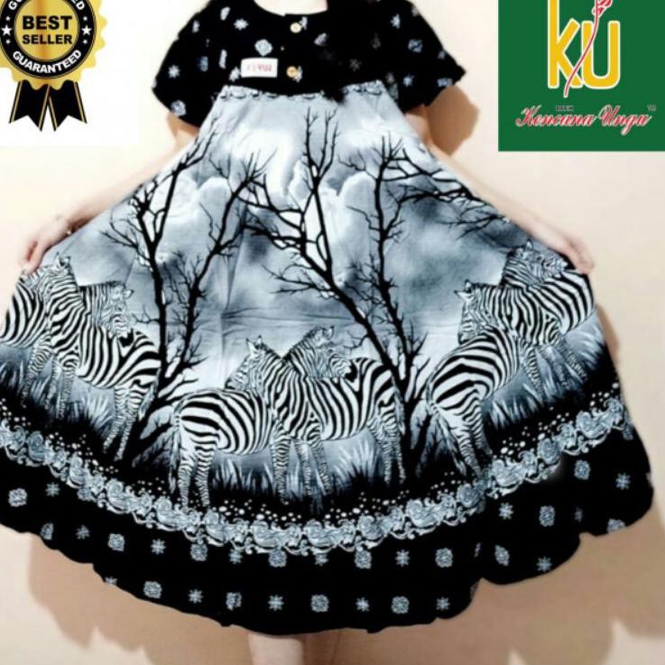 ♡ Daster Batik Kekinian Kencana Ungu Model Payung Special ➳