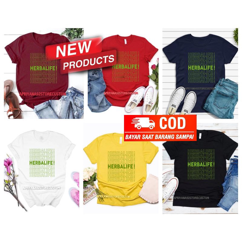 KAOS BAJU HERBALIFE WANITA LENGAN PANJANG KAOS JUMBO OVERSIZE KATUN COMBAT 24S AP00008 HERBALIFE
