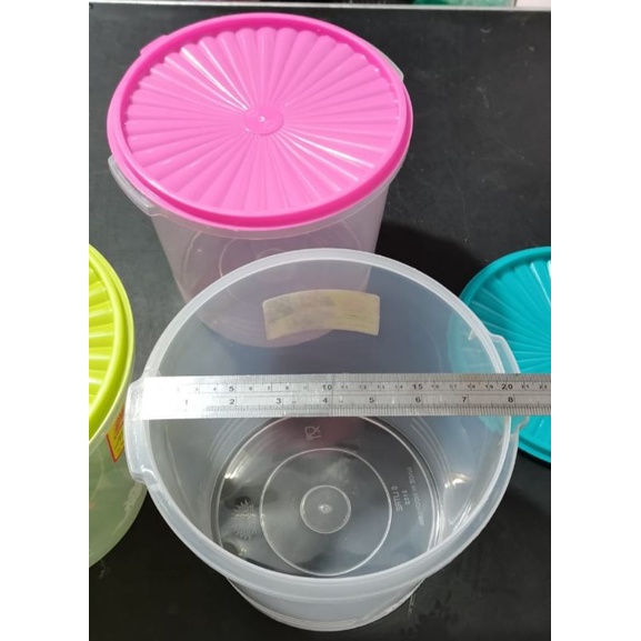 toples plastik/toples kerupuk 5 liter (per 3 pcs)