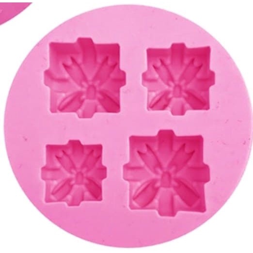 3D Silicon Mold Fondant Cake Decoration - Gift Bow