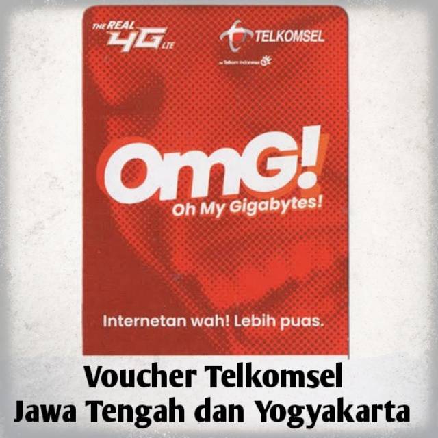 Kuota Voucher Telkomsel Jawa Tengah Yogyakarta Jateng Yogya Lokal Kirim Chat