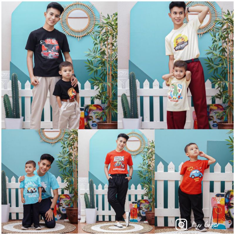 CLOUDBEE SET SETELAN ANAK AUTOMOTIVE KIDS&JUNIOR FREE GESPER 2-14THN SETELAN ANAK LAKI LAKI SETELAN 