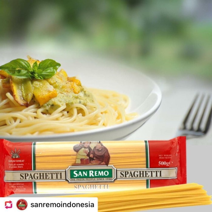 

PASTA-ANEKA- PASTA SPAGHETTI | SPAGETI SAN REMO 500GR -ANEKA-PASTA.