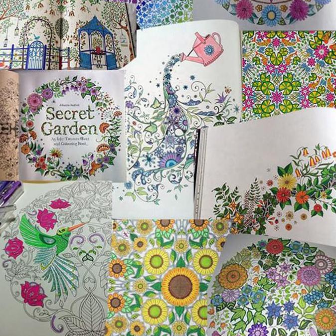 Secret Garden Coloring Book (Original Kbs Korean Version)