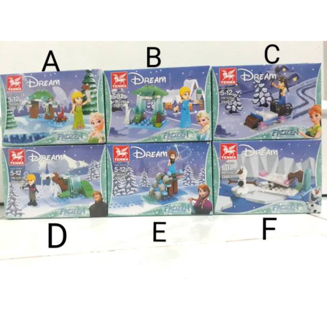 Mainan anak lego brick frozen bongkar pasang frozen series Mainan anak lego brick frozen bongkar pasang frozen series