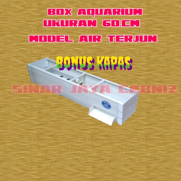 box filter aquarium aquarium model air terjun ukuran 60.cm