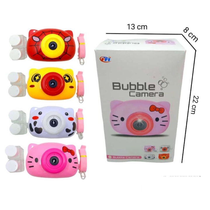 Bubble Camera / Buble Sabun / Mainan Gelembung Sabun Bentuk Kamera