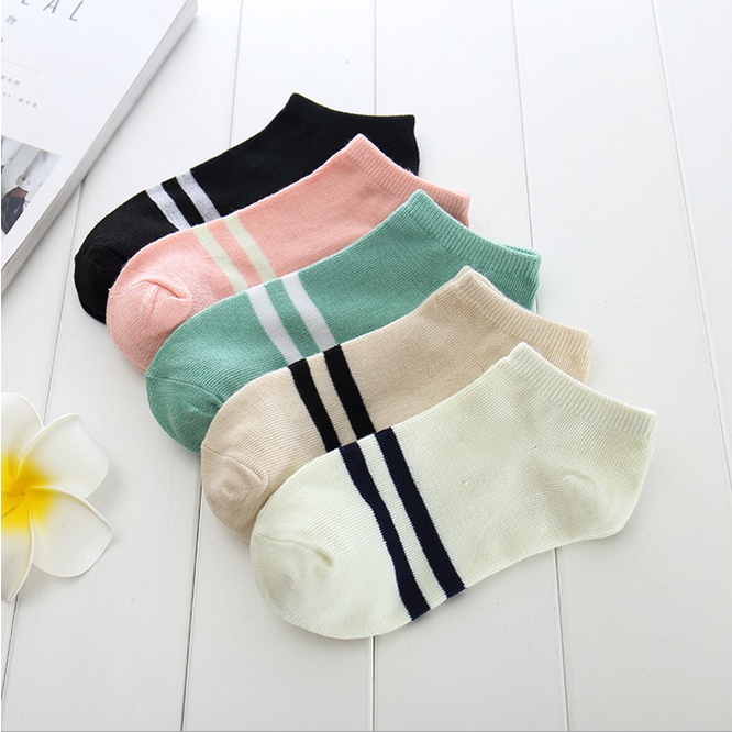 [1KG = 60PCS]  Kaos Kaki Fashion Unisex Wanita Pria Murah Kaus Motif Semata Kaoskaki Ankle Socks Pendek [PM]