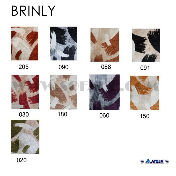 Kain Sofa Motif Abstrak Brinly - Bahan Tekstil, Tas, Dompet