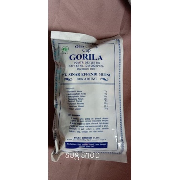 

jamu GODOK CAP Gorila