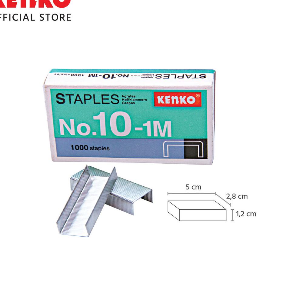 

Terjangkau - SOS Isi Staples Kecil KENKO No 10 20 ktk / Isi Stapler