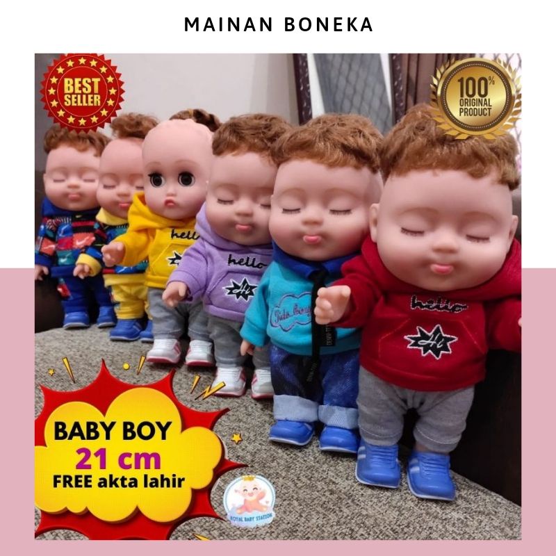 Promo Boneka Bayi Laki-Laki Reborn Mini Boy Cowok Super Lucu Premium