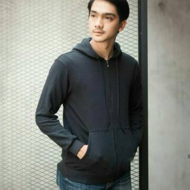 [BISA COD] Jaket Hoodie Zipper Polos / jaket resleting / hoodie polos / hoodie